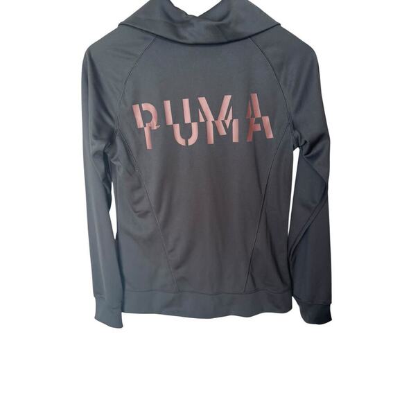 PUMA DryCell Training Jacket XS – Black & Burgundy, Moisture-Wicking, Full-Zip - Picture 2 of 7